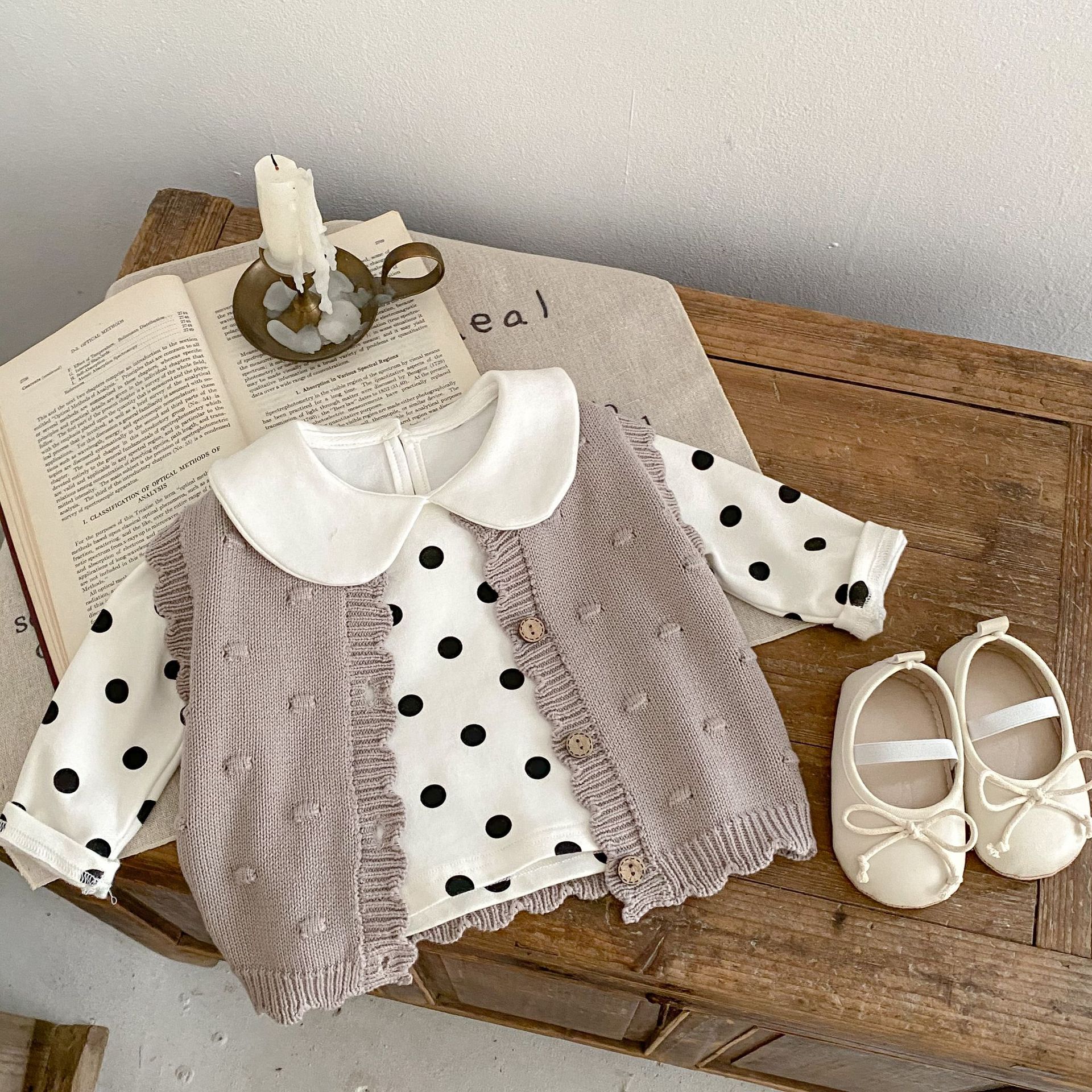 Boys and Girls Baby Pom Pom Ca - Knit Cardigan Infant บทวิจารณ์และราคา